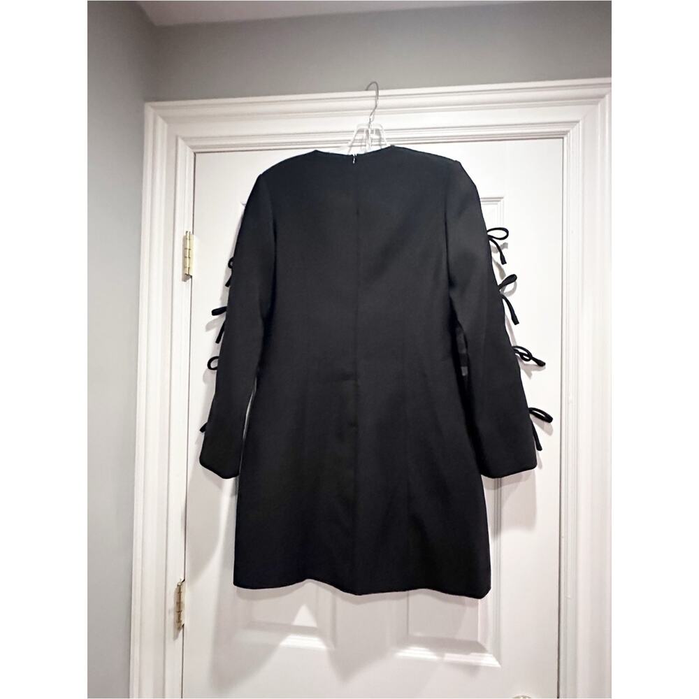 HYACINTH HOUSE Black Bow Sleeve Belinda Mini Dress NWT SMALL Tuckernuck Classic - Picture 12 of 16